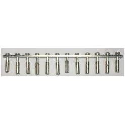 Legrand 039418 Barreau Liaison Prémonté Nu 12- Bloc De Jonction Viking 3 - Entretoise Basse -pas 15 - Aluminium