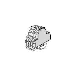 Legrand 039455 Cloison Terminale Bloc De Jonction Viking 3 à Vis - 2 Jonctions - Pas 5-6 - Gris