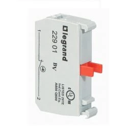 Legrand 0022901 Osmoz Bloc - Tête Non Lumineuse - à Vis - NF - Gris