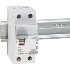Legrand 411559 Disjoncteur Différentiel 25 A 0.03 A 230 V