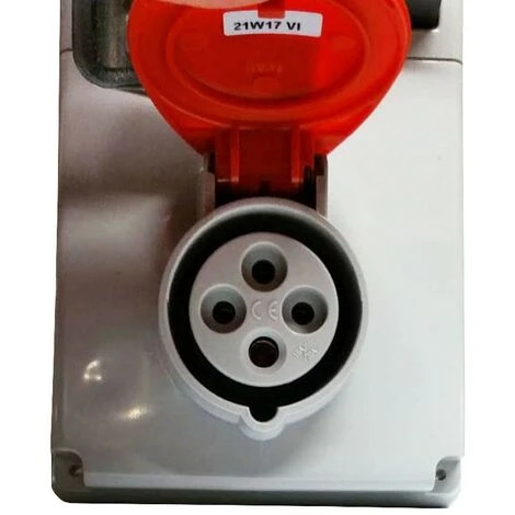 Prise compacte à verrouillage Legrand 3P+E 3X16A+E 400V IP44 057277 Prise Compacte à Verrouillage Legrand 3P+E 3X16A+E 400V IP44 057277 -LEGRAND Soldes 13191852 2