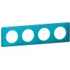 Plaque Céliane Métal 4 Postes - Finition Blue Snake - Legrand -LEGRAND Soldes 13220266 1