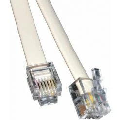 Legrand 049268 Cordon RJ12/RJ12 Mâle 2M Pour Automatisme D'éclairage Mosaic - Beige - Beige