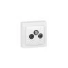 Legrand 086042 Prise TV-FM-SAT Complète - Saillie - Blanc - Blanc -LEGRAND Soldes 14012622 1