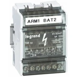 LEGRAND Répartiteur Modulaire Monobloc Tétrapolaire à Bornes - 100A - 7 Connexions Par Barreau - 4 Modules