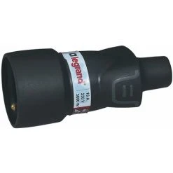 Prolongateur Borne à Vis - 2P+T - 16A - IK08 - IP44 à Sortie Droite - Legrand