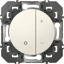 Variateur Toutes Lampes - Dooxie - 2 Fils - Sans Neutre - Blanc - Legrand