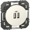 Dooxie Chargeur - 2 USB - A+A - 2.4A - 12W - Blanc - Legrand