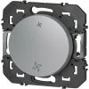 Interrupteur Commande VMC - Dooxie - Aluminium - Legrand -LEGRAND Soldes 14456737 1
