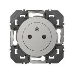 Prise De Courant - 2P+T - Affleurante Dooxie - 16A - Aluminium - Legrand