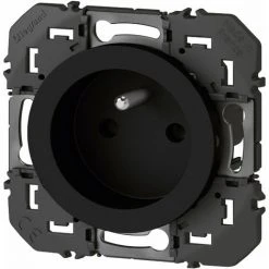 Prise De Courant - 2P+T - À Puits - Dooxie - 16A - Noir - Legrand