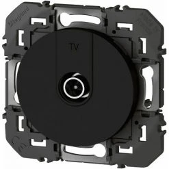 Prise TV Mâle 9, 52mm Blindée - Dooxie - Noir - Legrand