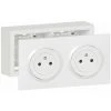 Kit Double 2x2P+T Affleurante Dooxie 16A Précâblées Livrée - Blanc - Legrand 2 Kit Double 2x2P+T Affleurante Dooxie 16A Précâblées Livrée - Blanc - Legrand -LEGRAND Soldes 14456785 1