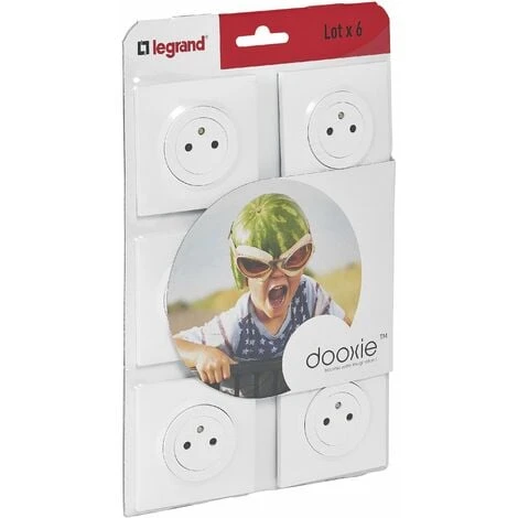 Lot de 6 prises de courant Affleurante avec terre Dooxie Blanc Griffes non fournies - Legrand Lot De 6 Prises De Courant Affleurante Avec Terre Dooxie Blanc Griffes Non Fournies - Legrand -LEGRAND Soldes 14456796 1