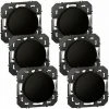 Lot De 6 Interrupteurs Ou Va-et-vient Dooxie - Noir - Composable - Legrand -LEGRAND Soldes 14456807 1