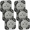 Lot De 6x2P+T Affleurante Dooxie - Aluminium - Composable - Legrand -LEGRAND Soldes 14456808 1