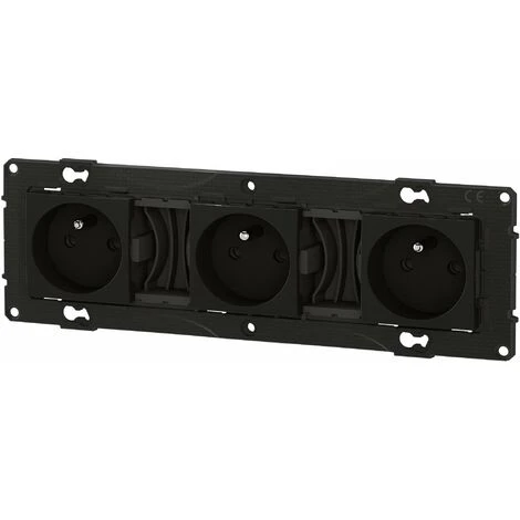 LEGRAND Triple prise de courant précâblée Altège 16A - Nuit - Bticino LEGRAND Triple Prise De Courant Précâblée Altège 16A - Nuit - Bticino -LEGRAND Soldes 14456838 1