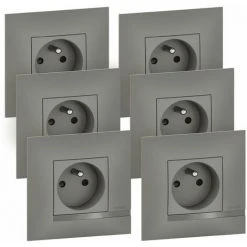 LEGRAND Lot De 5 Prises De Courant Altège 16A - Plaques - Nuage - Bticino