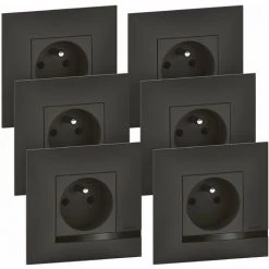 LEGRAND Lot De 5 Prises De Courant Altège 16A - Plaques - Nuit - Bticino
