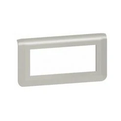 LEGRAND Plaque Mosaic Classique - 5 Modules - Aluminium - Aluminium