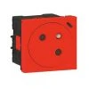 LEGRAND Prise 2P+T Surface Mosaic - 45° - Avec Voyant Link - Rouge - Rouge -LEGRAND Soldes 14886862 1