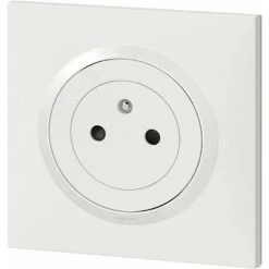 Prise De Courant 2P+T - 16A - Affleurante Dooxie - Blanc - Complet - Legrand