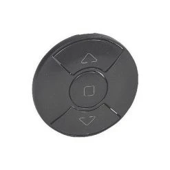 LEGRAND Enjoliveur Céliane - Cde De Volets Roulants Pour Hotel - Graphite (067953)