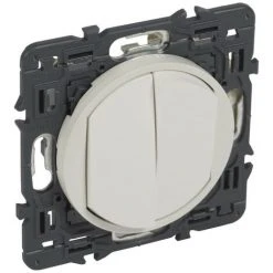 LEGRAND Double Va Et Vient 10 Ax Complet Blanc (067702)