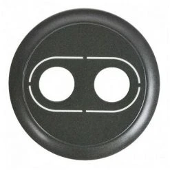 LEGRAND Enjoliveur Céliane Pour Prise Banana Simple Finition Graphite (067872)