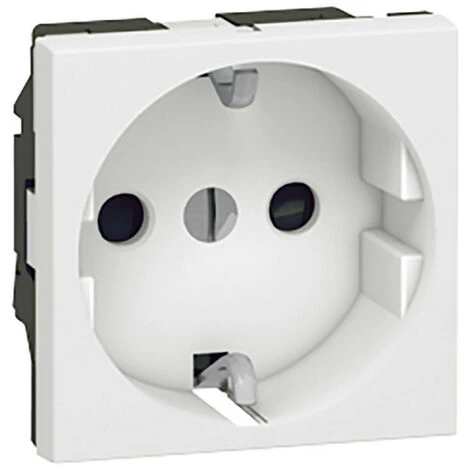 LEGRAND Prise de courant 2P+T à puits germanique spéciale 4mm2 et repiquage Mosaic 2 modules avec bornes à vis blanc (077213) LEGRAND Prise De Courant 2P+T à Puits Germanique Spéciale 4mm2 Et Repiquage Mosaic 2 Modules Avec Bornes à Vis Blanc (077213) -LEGRAND Soldes 15249718 1