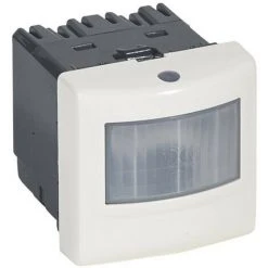 LEGRAND Détecteur De Mouvements Basique Toutes Lampes 3 Fils Mosaic 2 Modules Avec Neutre Blanc (078450)