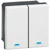 LEGRAND Commande Filaire BUS KNX Mosaic Avec 2 Touches à 4 Appuis Blanc (078496) -LEGRAND Soldes 15249825 1