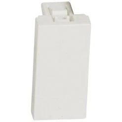 LEGRAND Obturateur Mosaic 1 Module Blanc Antimicrobien (078720)