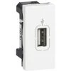 LEGRAND Prise USB 2.0 Femelle à Visser Mosaic 1 Module Blanc (078761) -LEGRAND Soldes 15249877 1