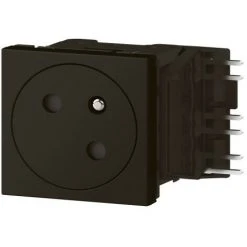 LEGRAND Prise De Courant 2P+T Mosaic Link 2m Fb Noir Mat Surface + Accessoire (079155L)