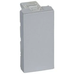 LEGRAND Obturateur Mosaic 1 Module Alu (079270)
