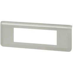 LEGRAND Plaque De Finition Horizontale Mosaic Pour 6 Modules Alu (079316L)