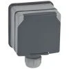 LEGRAND Prise De Courant 3P+T Avec éclips De Protection Plexo IP66 Complet 20A 400V~ Gris (090456) -LEGRAND Soldes 15250173 1