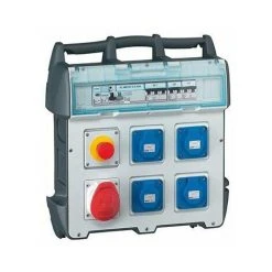 LEGRAND Coffret De Chantier P17 - 4 Prises Domestiques - 1 Prise 32A - 40A - 400V