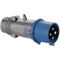 LEGRAND Fiche Mobile Droite Hypra IP44 16A 200V~ à 250V~ 3P+T Plastique (052043)