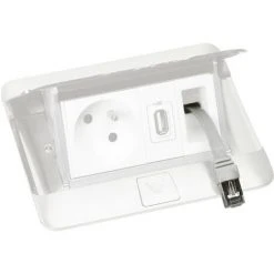 LEGRAND Kit Enrouleur RJ45 Catégorie6 FTP Pour Pop Ups à équiper (054035) -LEGRAND Soldes 15288438 2