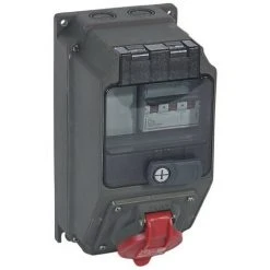 LEGRAND Coffret Monoprise Hypra IP44 1 Prise 3P+T 16A 380V~ à 415V~ Et 1 Disjoncteur (059213)