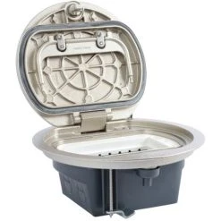 LEGRAND Boîte De Sol IP66 4 Modules Avec Couvercle Sur Charnière Inox (088064)