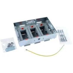 LEGRAND Kit Support Hauteur Réglable Pour Boîte De Sol Affleurante Pour Prises En Position Horizontale 3 Paniers De 4 Modules (088120)