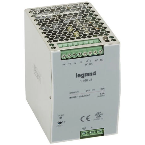 LEGRAND Alimentation stabilisée à découpage monophasée entrée 100V~ à 240V~ et sortie 24V 480W (146625) LEGRAND Alimentation Stabilisée à Découpage Monophasée Entrée 100V~ à 240V~ Et Sortie 24V 480W (146625) -LEGRAND Soldes 15289116 1
