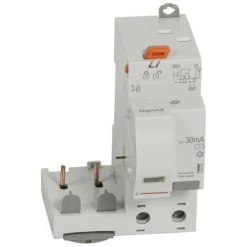 LEGRAND Bloc Différentiel Adaptable Automatique DX Pour Disjoncteur 1 Module Par Pôle 2P 230V~ 40A TypeAC 30mA (410407)