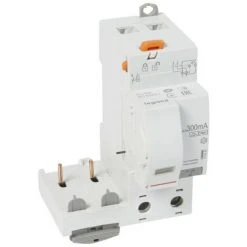 LEGRAND Bloc Différentiel Adaptable à Vis DX Pour Disjoncteur 1 Module Par Pôle 2P 230V~ 40A TypeF 300mA (410446)