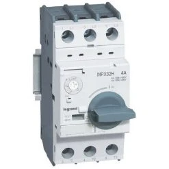 LEGRAND Disjoncteur Moteur Magnétothermique MPX32H Réglage Thermique 2,5A à 4A Pouvoir De Coupure 100kA En 415V (417327)