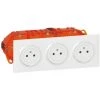 LEGRAND Kit Triple Prise De Courant 2P+T Surface Dooxie 16A Précâblées Finition Blanc (300404) -LEGRAND Soldes 15359348 1