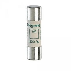 Legrand 014010 Cartouche Cylindrique - AM - 22x58mm 80A - Blanc
